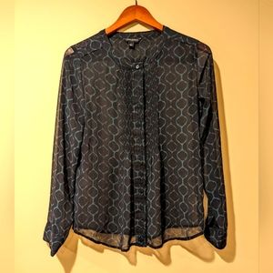 Banana Republic sheer blouse